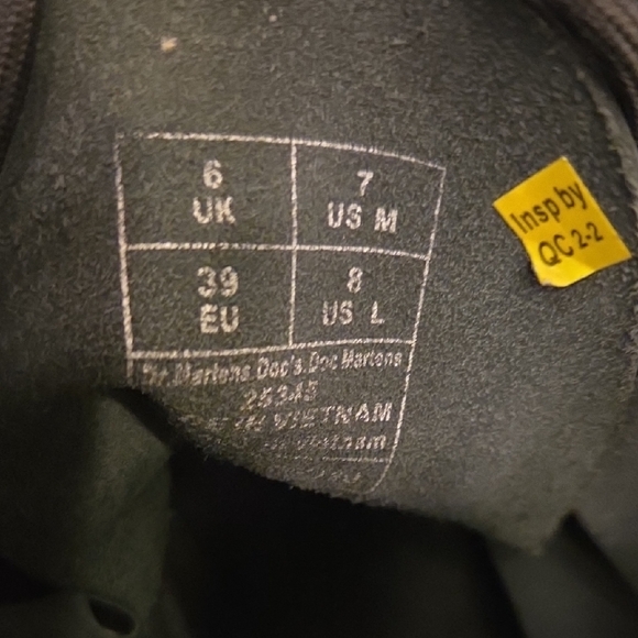 Dr. Martens Black Leather Boots - Picture 5 of 7